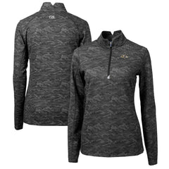 Baltimore Ravens Cutter & Buck Women's Traverse Camo Print Stretch Quarter-Zip Pullover Top | NFL US