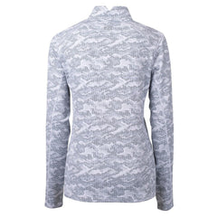 Minnesota Vikings Cutter & Buck Women's Traverse Camo Print Stretch Quarter-Zip Pullover Top | NFL Hot