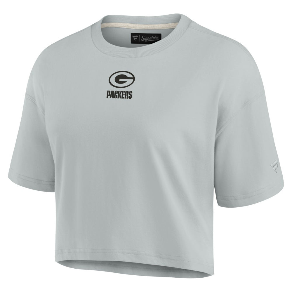 Green Bay Packers Women's Elements Super Soft Boxy Cropped T-Shirt | NFL Online