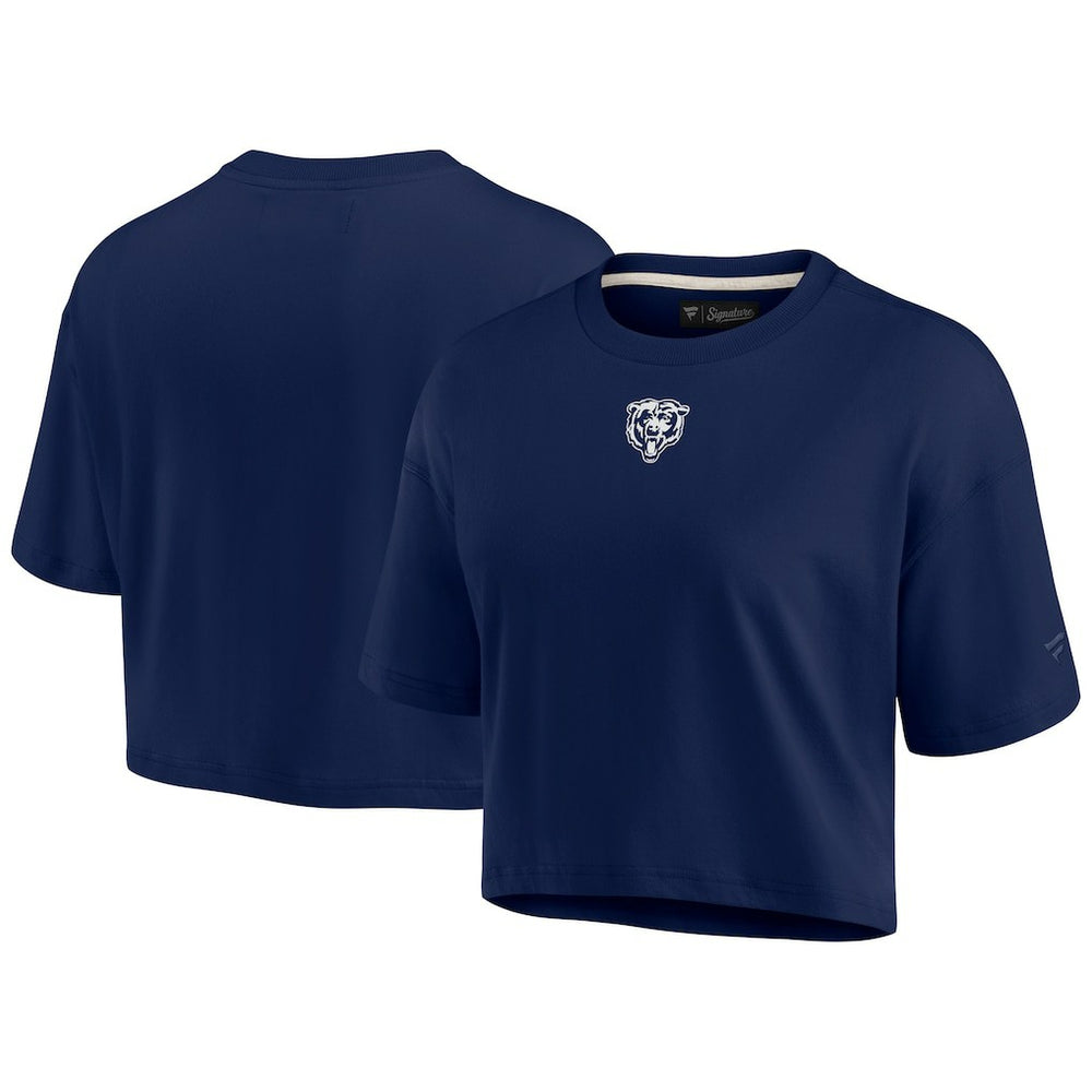 Chicago Bears Women's Elements Super Soft Boxy Cropped T-Shirt | NFL On sale