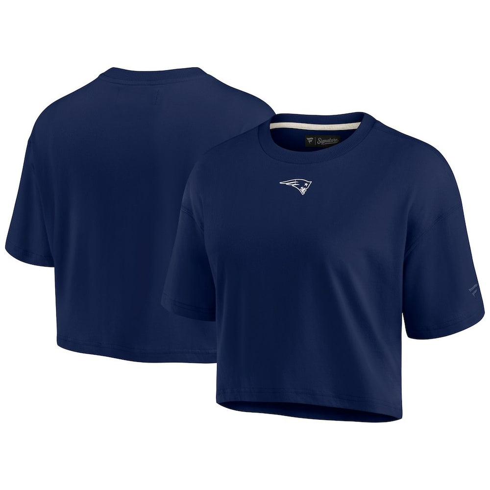 New England Patriots Women's Elements Super Soft Boxy Cropped T-Shirt | NFL Online