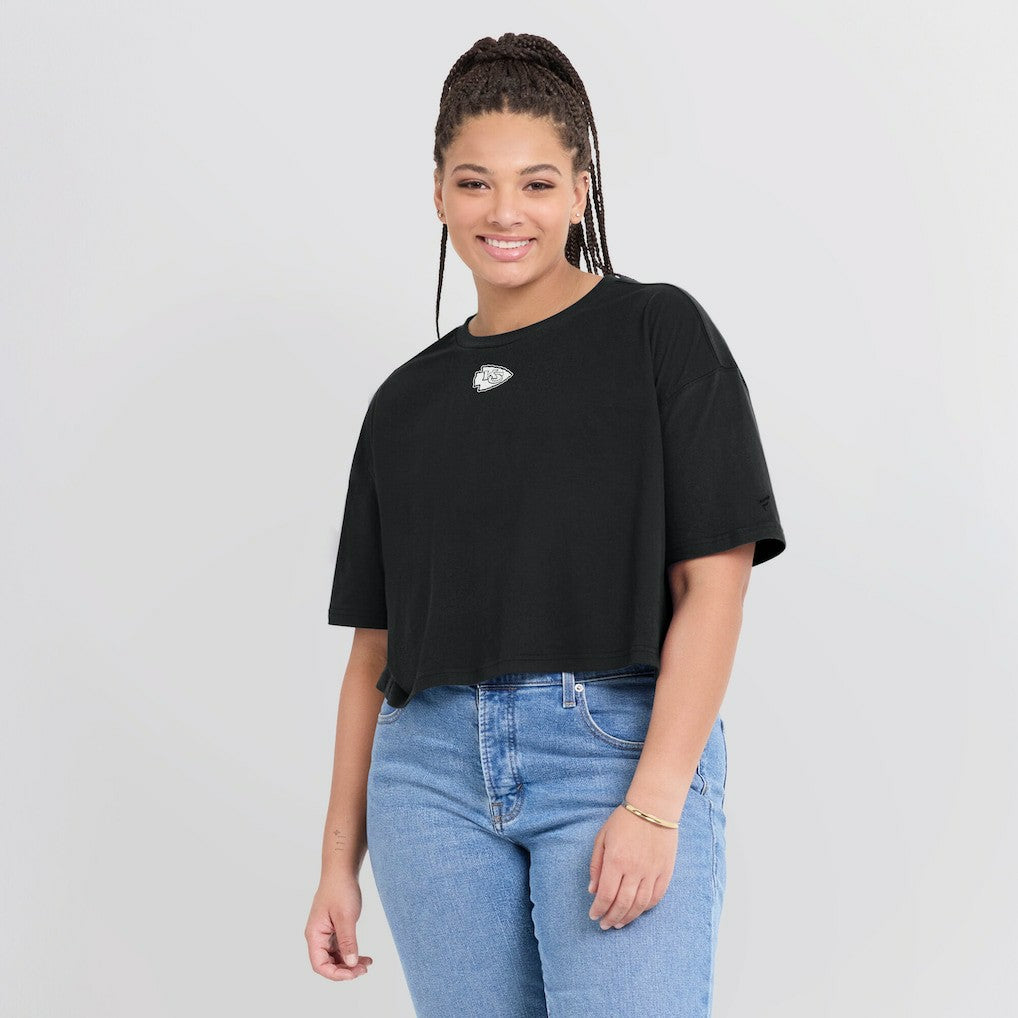 Kansas City Chiefs Women's Elements Super Soft Boxy Cropped T-Shirt | NFL New