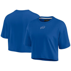 Buffalo Bills Women's Elements Super Soft Boxy Cropped T-Shirt | NFL Hot