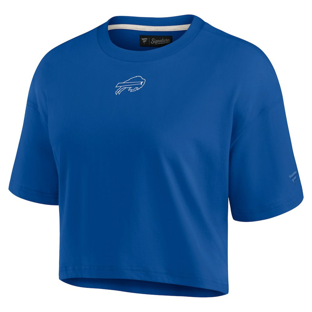Buffalo Bills Women's Elements Super Soft Boxy Cropped T-Shirt | NFL Hot