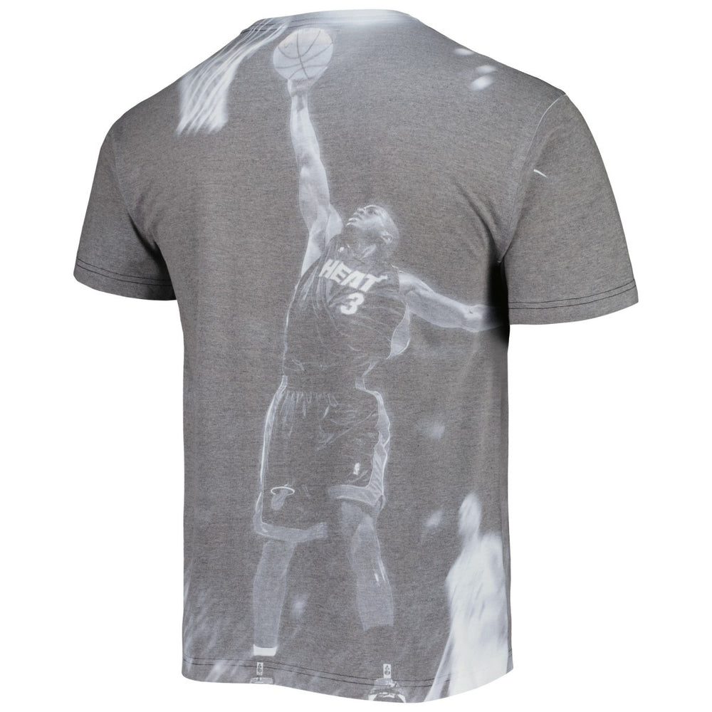 Heather Gray Dwyane Wade Miami Heat Above The Rim T-Shirt | NBA