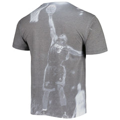 Heather Gray Dwyane Wade Miami Heat Above The Rim T-Shirt | NBA