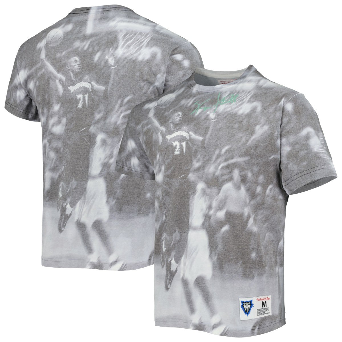 Heather Gray Kevin Garnett Minnesota Timberwolves Above The Rim T-Shirt | NBA