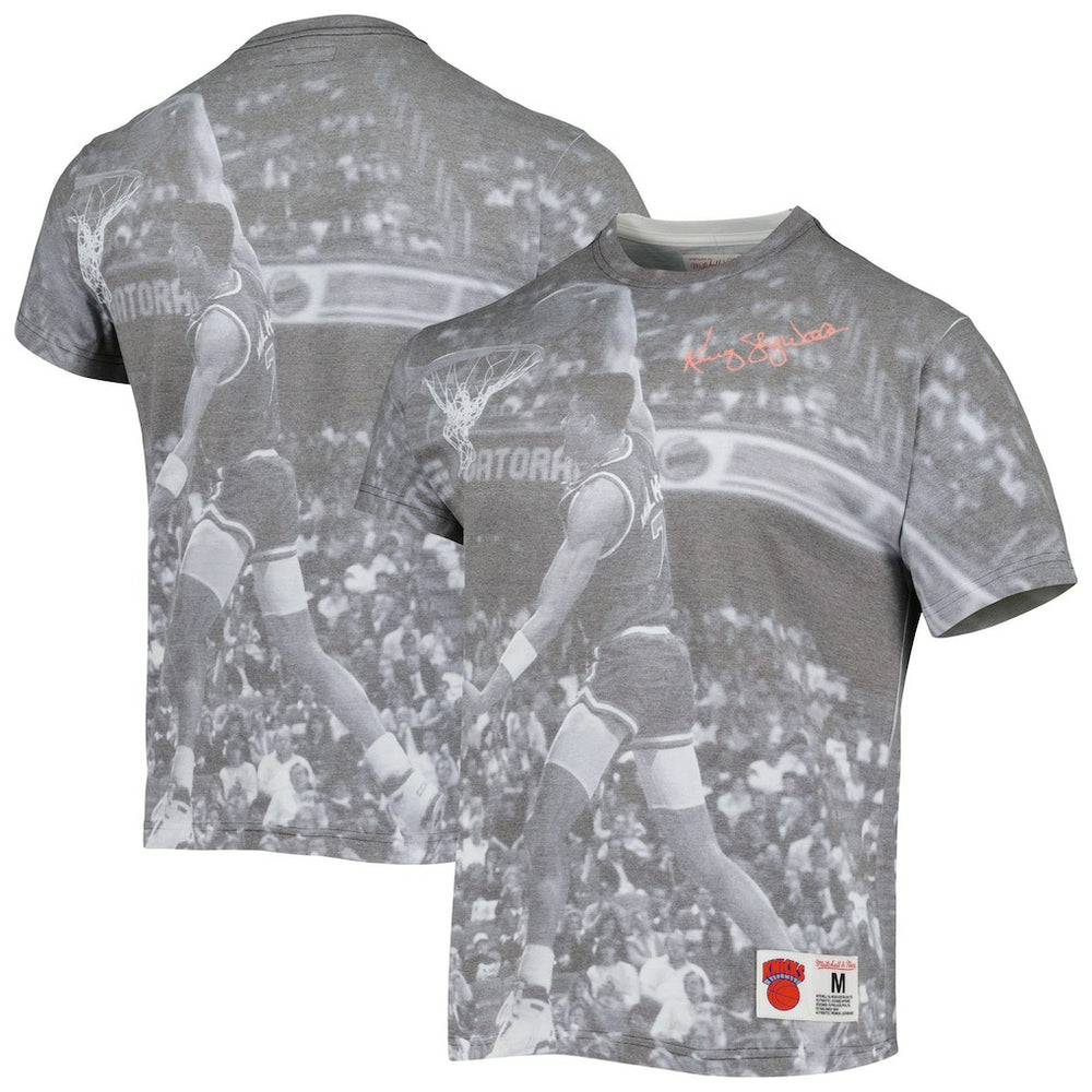 Heather Gray Kenny Walker New York Knicks Above The Rim T-Shirt | NBA