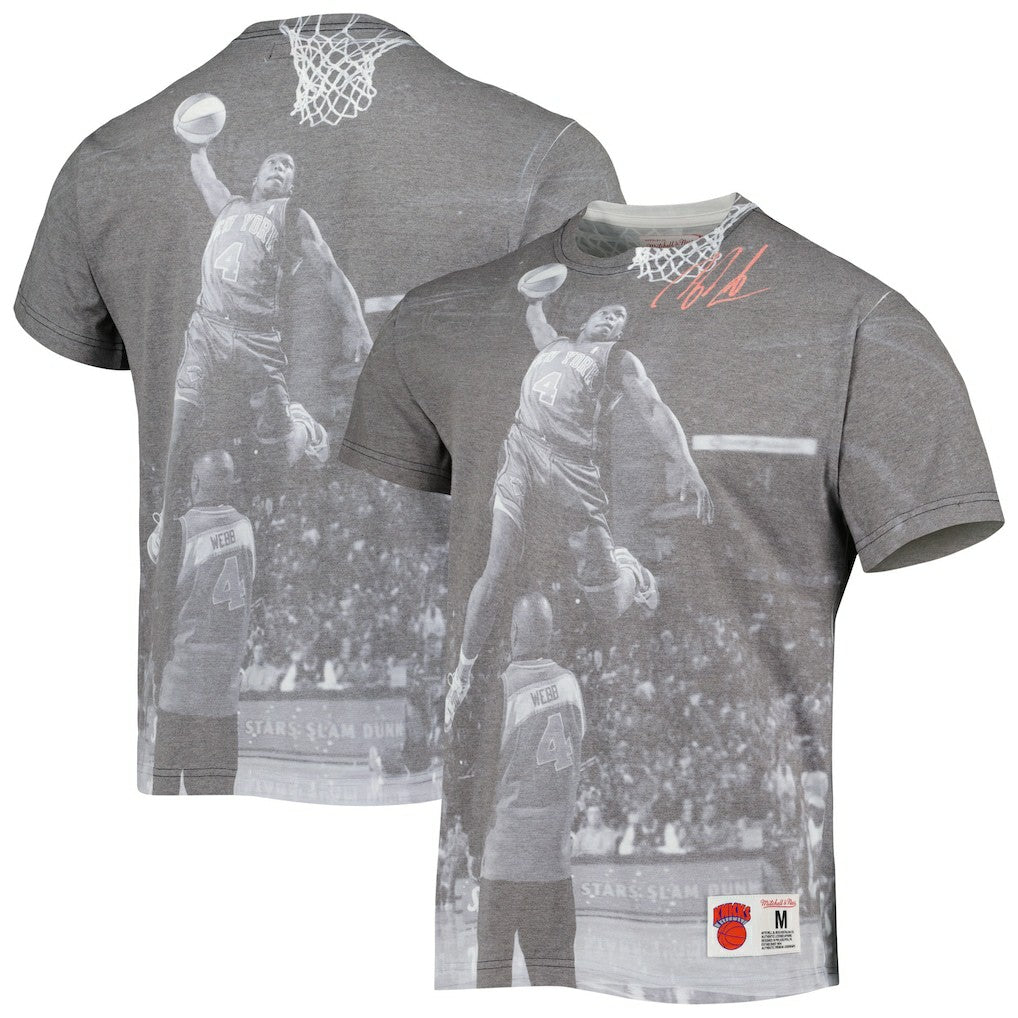 Gray Nate Robinson New York Knicks Above The Rim T-Shirt | NBA