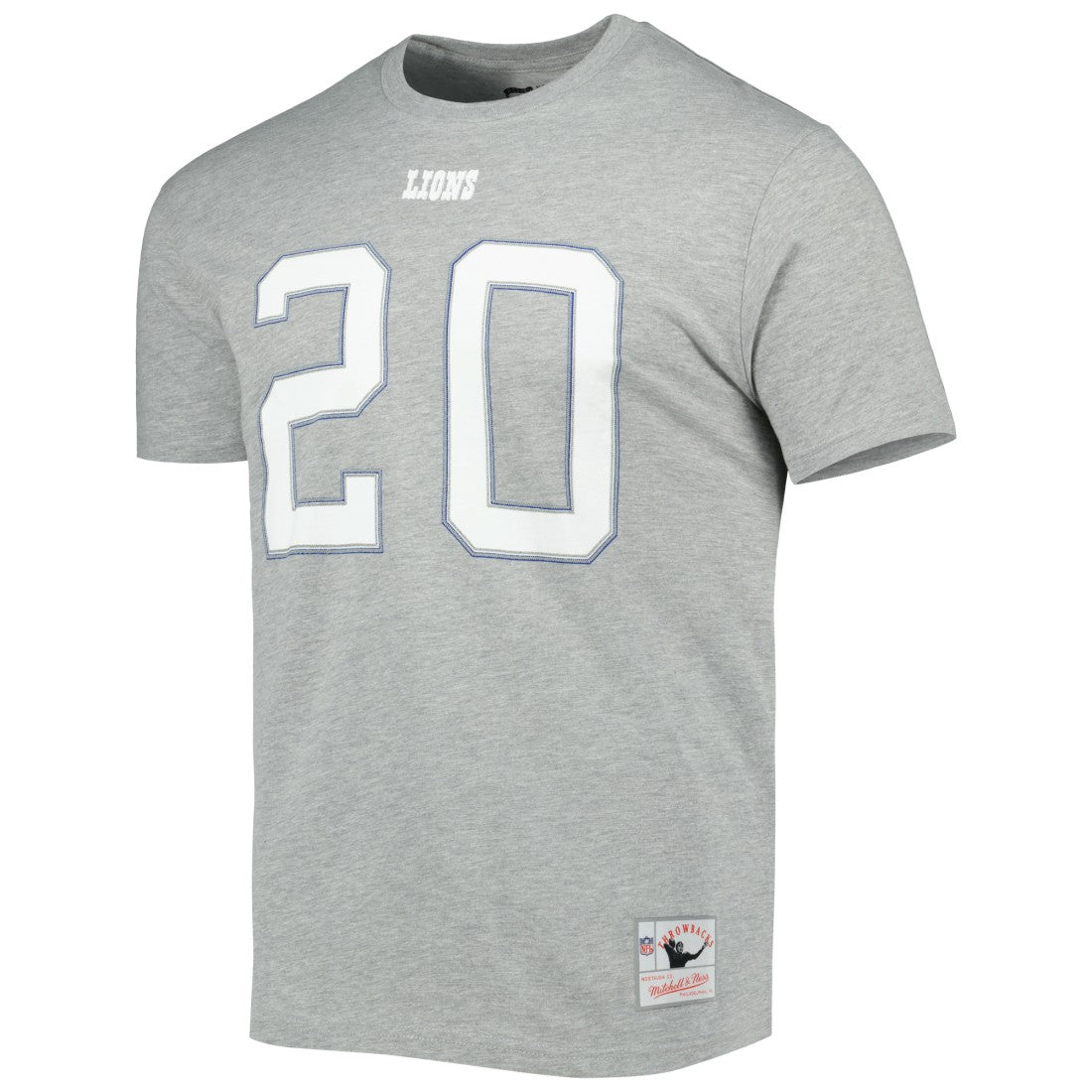 Detroit Lions Barry Sanders  Retired Player Logo Name & Number T-Shirt | NFL Hot