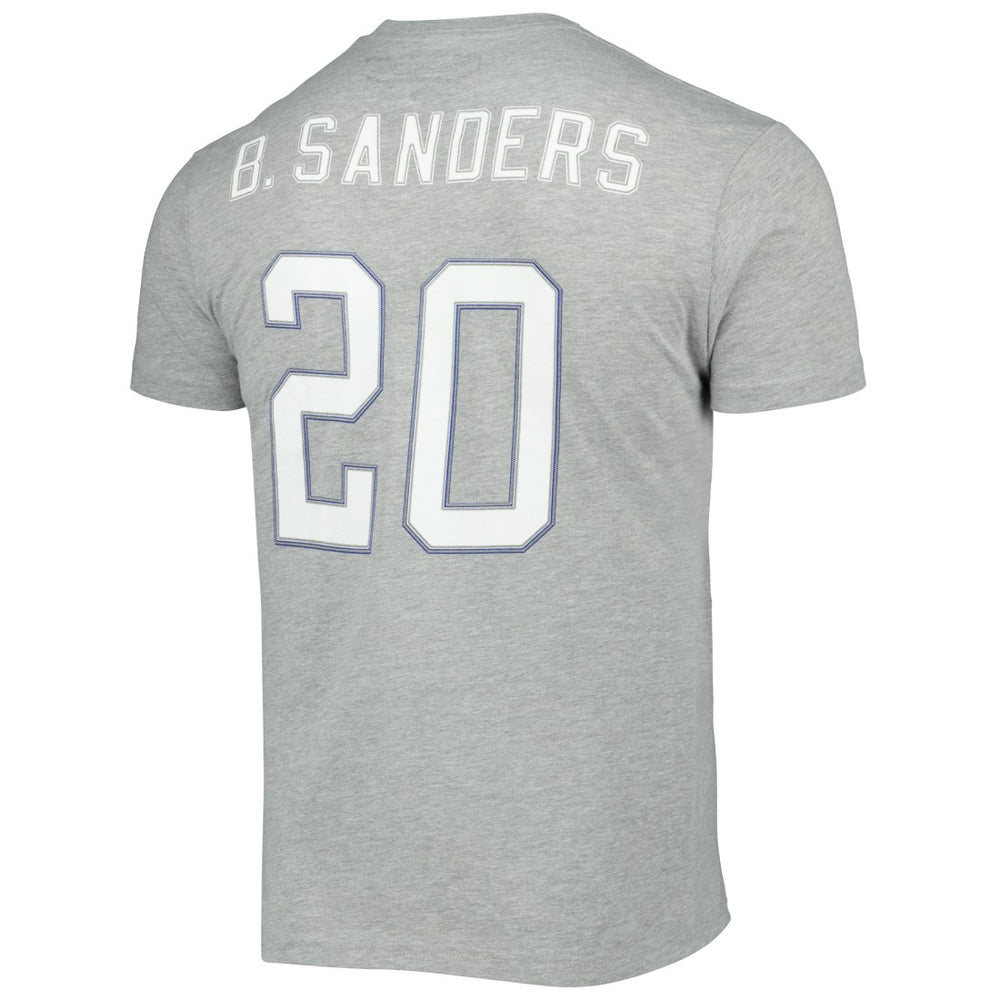 Detroit Lions Barry Sanders  Retired Player Logo Name & Number T-Shirt | NFL Hot