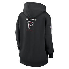Atlanta Falcons Women's 2023 Sideline Club Fleece Pullover Hoodie | NFL Online