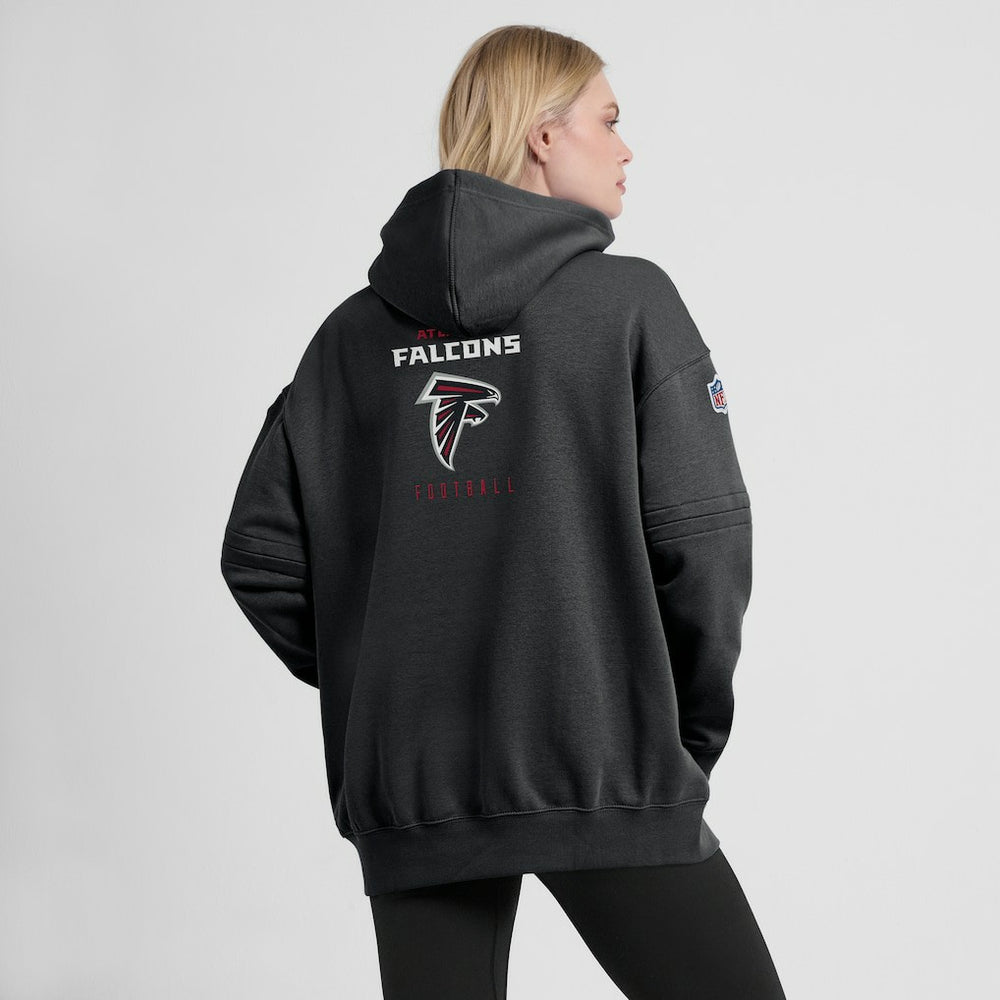 Atlanta Falcons Women's 2023 Sideline Club Fleece Pullover Hoodie | NFL Online