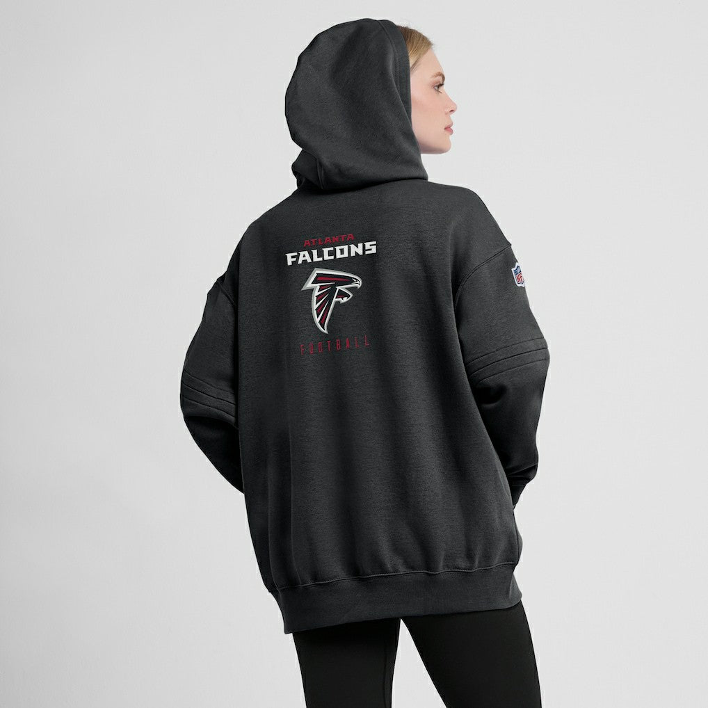 Atlanta Falcons Women's 2023 Sideline Club Fleece Pullover Hoodie | NFL Online