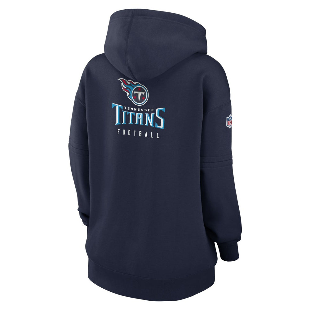 Tennessee Titans Women's 2023 Sideline Club Fleece Pullover Hoodie | NFL Hot