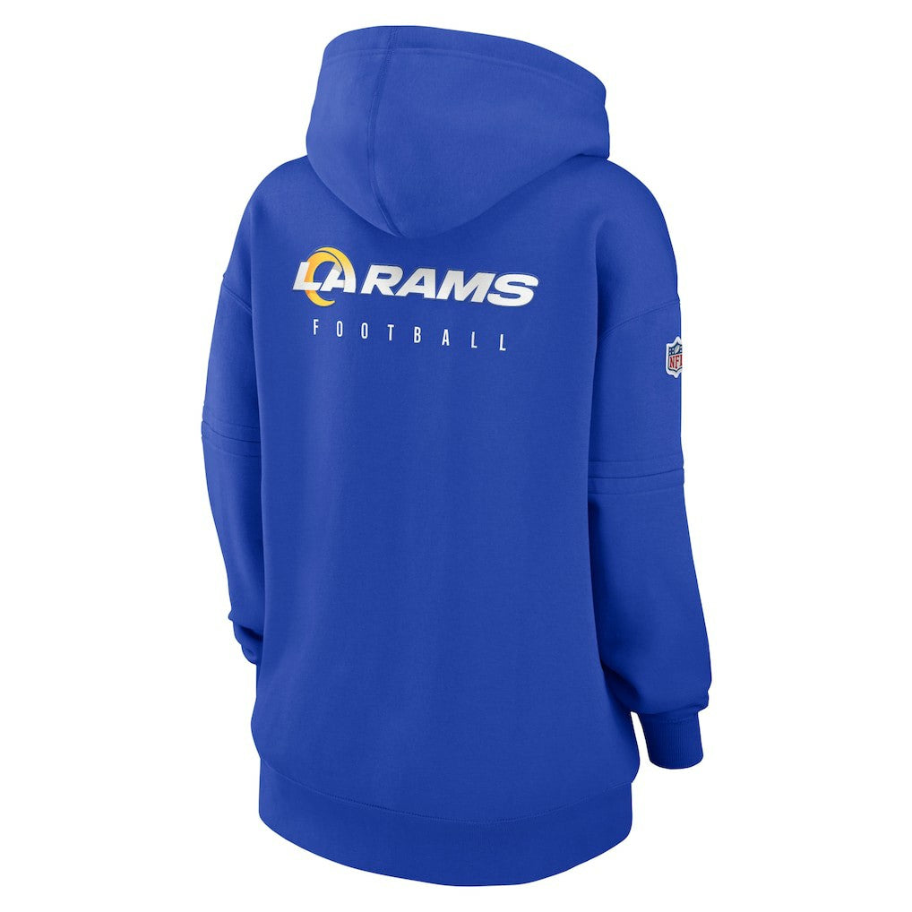 Los Angeles Rams Women's 2023 Sideline Club Fleece Pullover Hoodie | NFL US