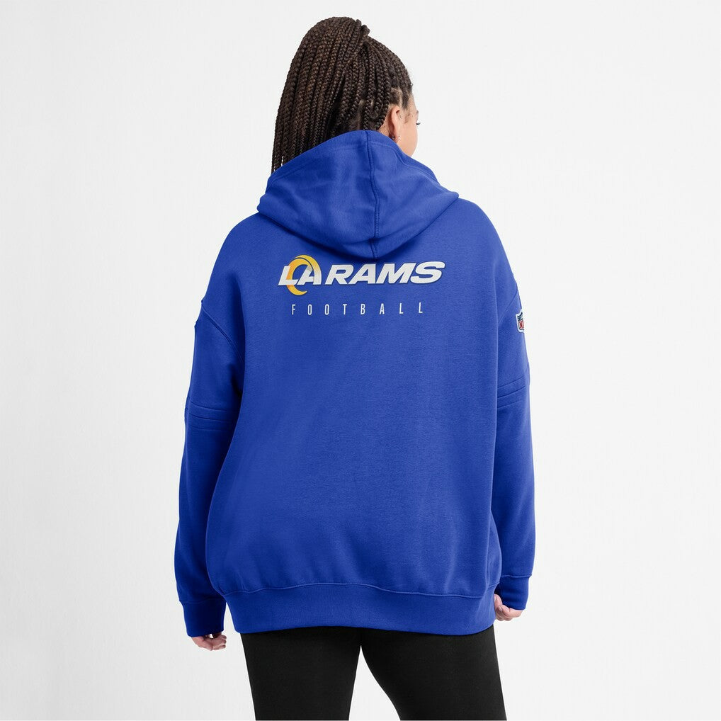 Los Angeles Rams Women's 2023 Sideline Club Fleece Pullover Hoodie | NFL US