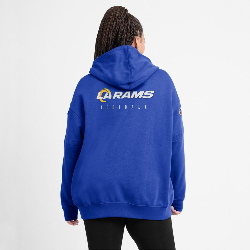Los Angeles Rams Women's 2023 Sideline Club Fleece Pullover Hoodie | NFL US