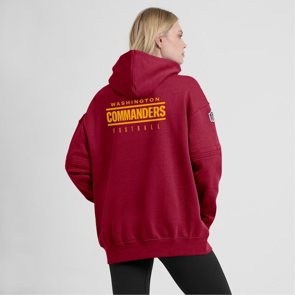 Washington Commanders Women's 2023 Sideline Club Fleece Pullover Hoodie | NFL On sale