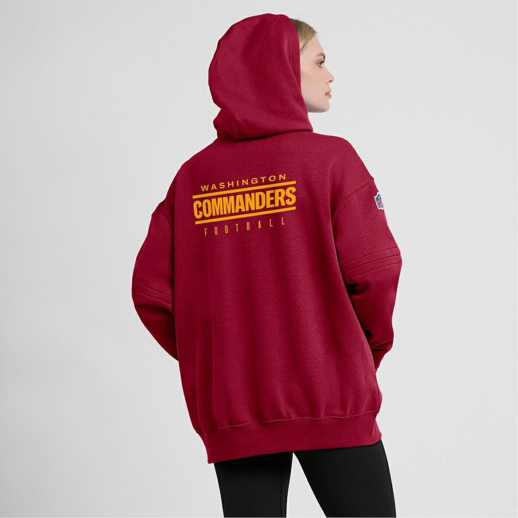 Washington Commanders Women's 2023 Sideline Club Fleece Pullover Hoodie | NFL On sale