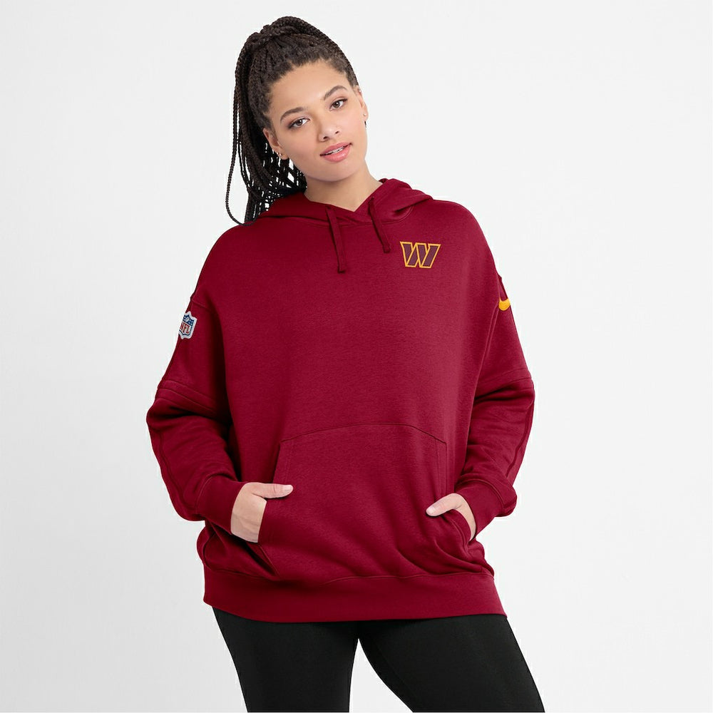 Washington Commanders Women's 2023 Sideline Club Fleece Pullover Hoodie | NFL On sale