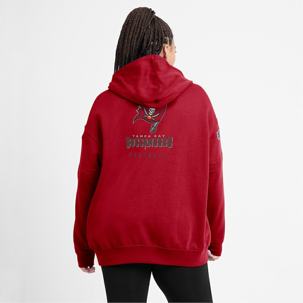 Tampa Bay Buccaneers Women's 2023 Sideline Club Fleece Pullover Hoodie | NFL Outlet