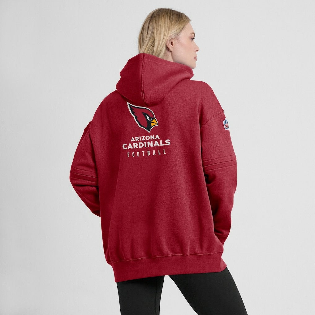 Arizona Cardinals Women's 2023 Sideline Club Fleece Pullover Hoodie | NFL US