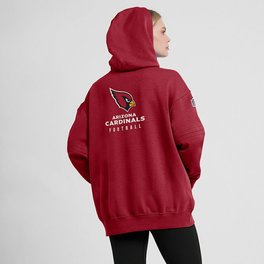 Arizona Cardinals Women's 2023 Sideline Club Fleece Pullover Hoodie | NFL US