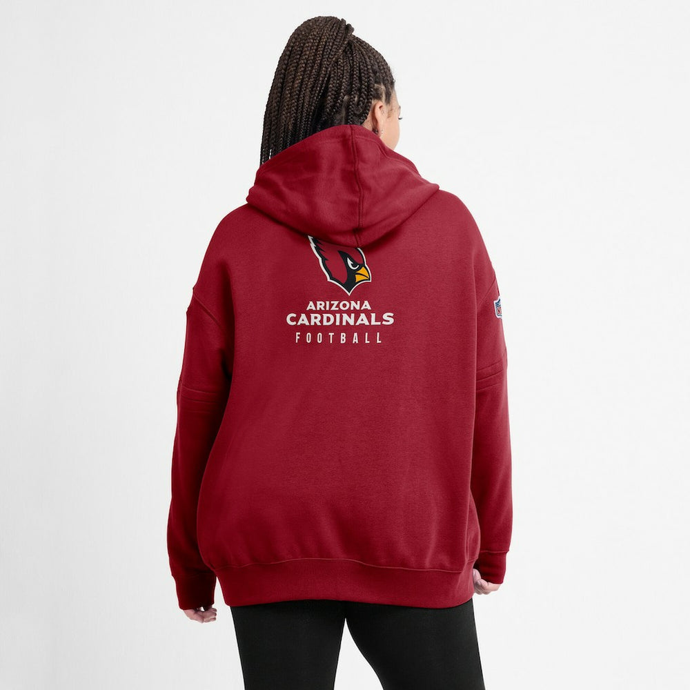 Arizona Cardinals Women's 2023 Sideline Club Fleece Pullover Hoodie | NFL US