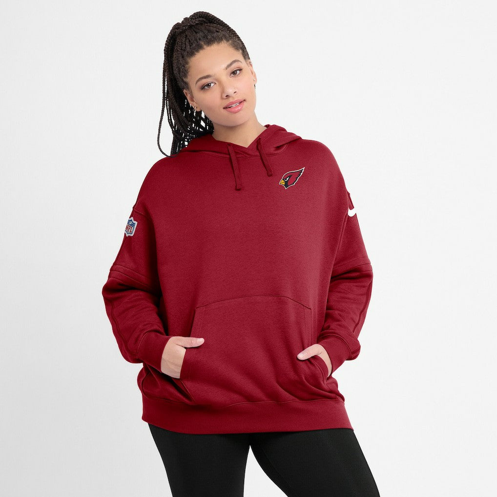 Arizona Cardinals Women's 2023 Sideline Club Fleece Pullover Hoodie | NFL US