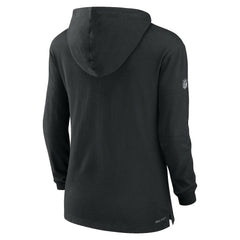 Cincinnati Bengals Women's Sideline Performance Long Sleeve Hoodie T-Shirt | NFL Sale