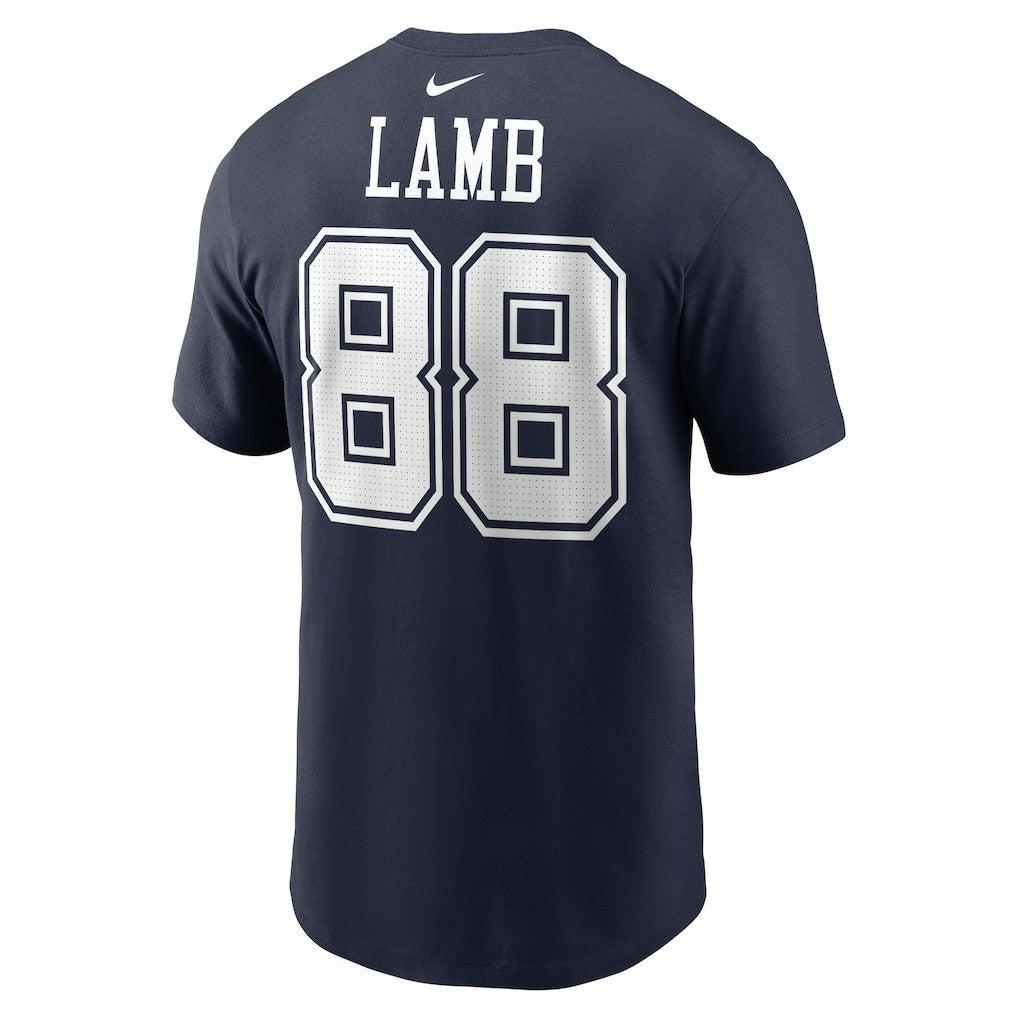 Dallas Cowboys CeeDee Lamb  Player Name & Number T-Shirt | NFL Sale