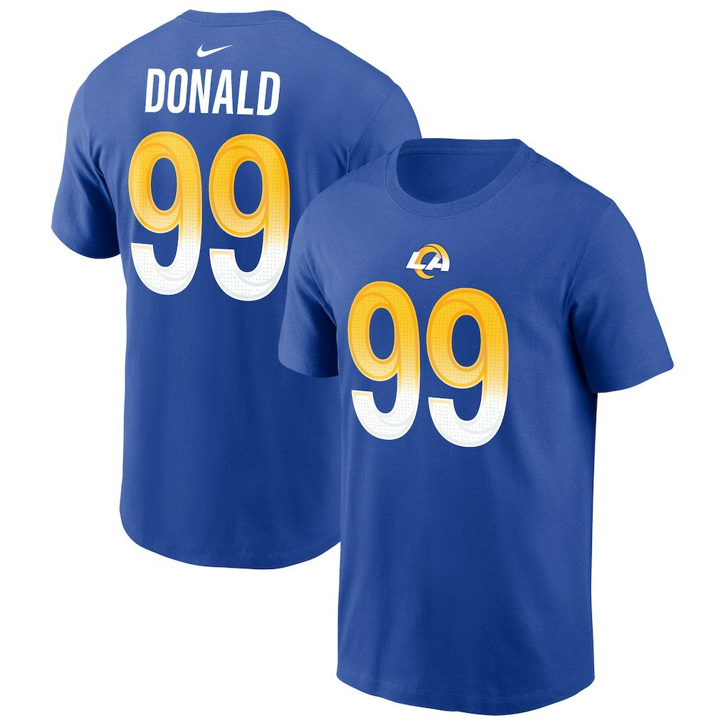 Los Angeles Rams Aaron Donald  Player Name & Number T-Shirt | NFL Online