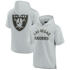 Las Vegas Raiders Unisex Elements Super Soft Fleece Short Sleeve Pullover Hoodie | NFL Hot