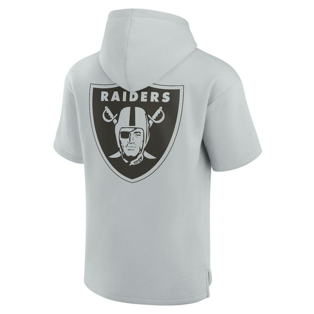 Las Vegas Raiders Unisex Elements Super Soft Fleece Short Sleeve Pullover Hoodie | NFL Hot