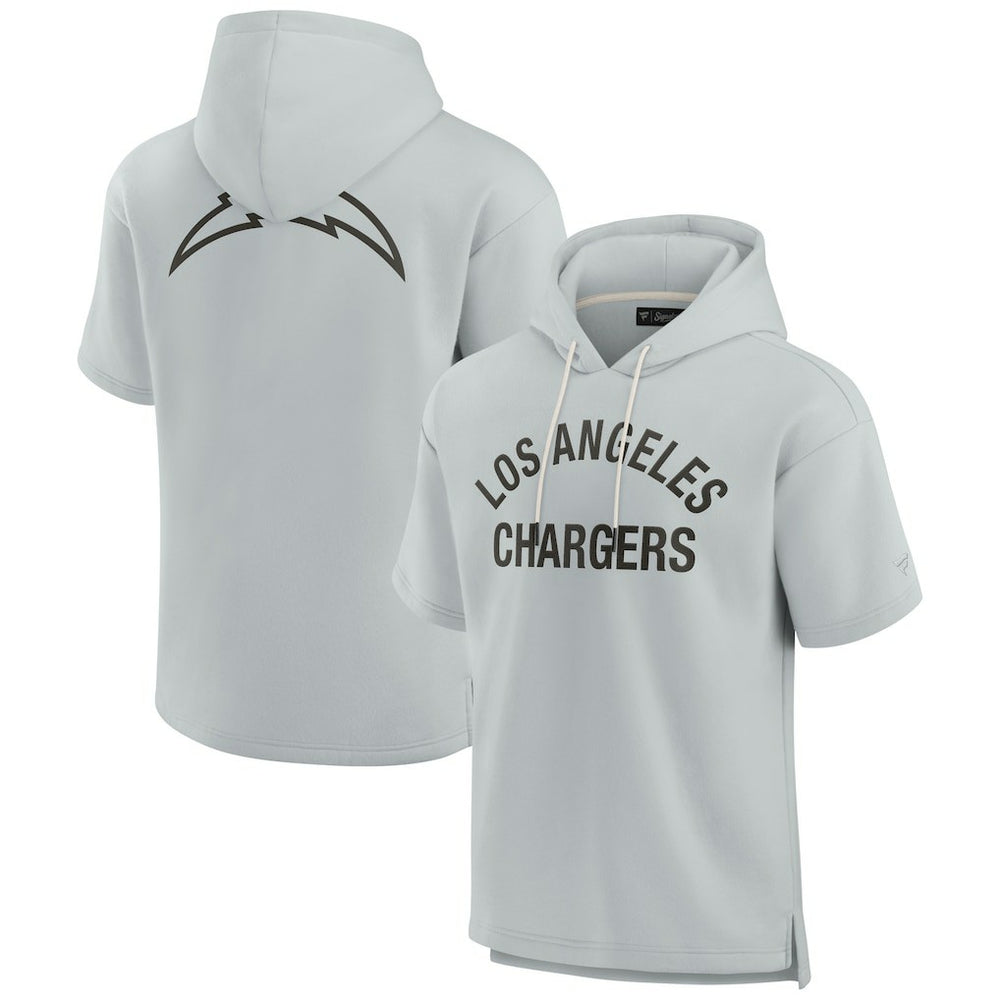 Los Angeles Chargers Unisex Elements Super Soft Fleece Short Sleeve Pullover Hoodie | NFL US