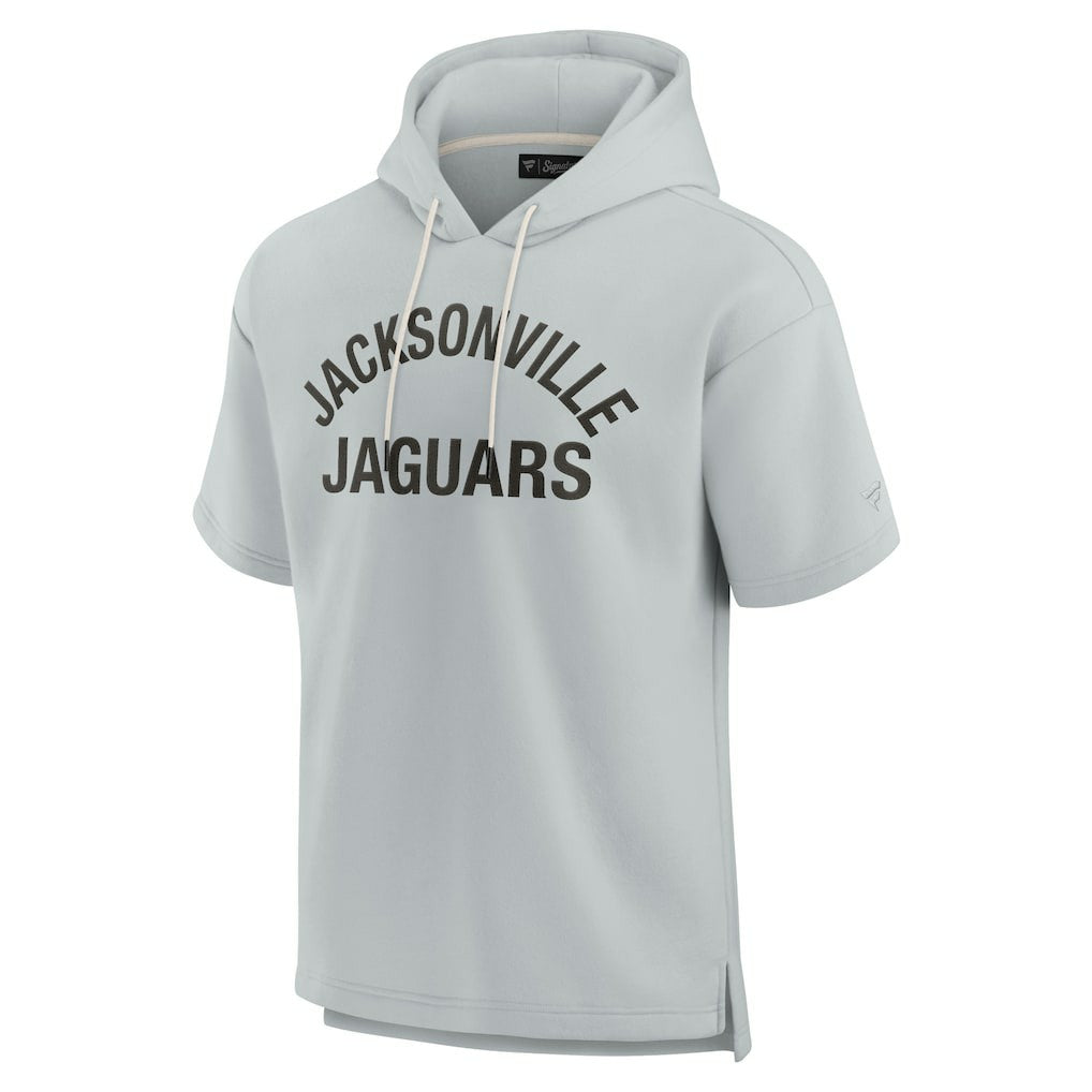 Jacksonville Jaguars Unisex Elements Super Soft Fleece Short Sleeve Pullover Hoodie | NFL Hot