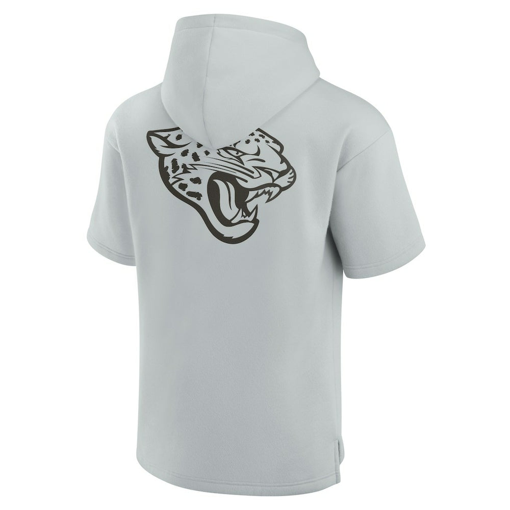 Jacksonville Jaguars Unisex Elements Super Soft Fleece Short Sleeve Pullover Hoodie | NFL Hot