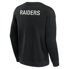 Las Vegas Raiders Unisex Elements Super Soft Pullover Sweatshirt | NFL Discount