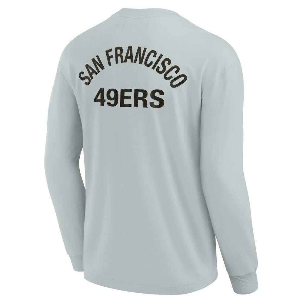 San Francisco 49ers Unisex Elements Super Soft Long Sleeve T-Shirt | NFL US