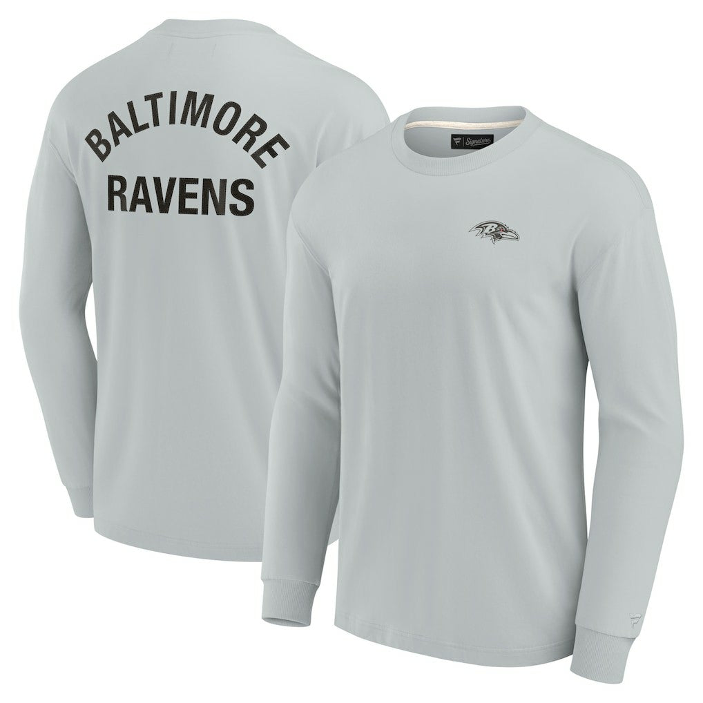 Baltimore Ravens Unisex Elements Super Soft Long Sleeve T-Shirt | NFL Discount