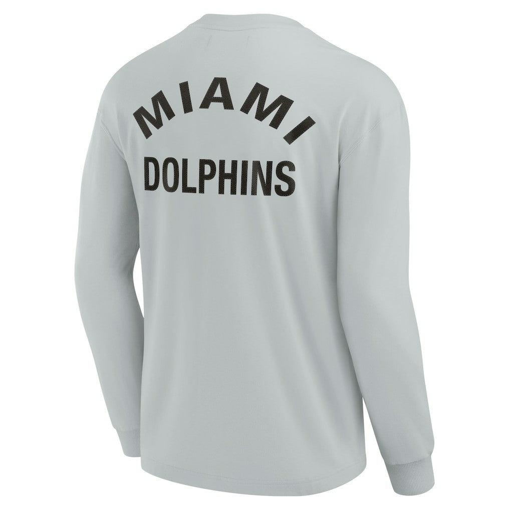 Miami Dolphins Unisex Elements Super Soft Long Sleeve T-Shirt | NFL Hot