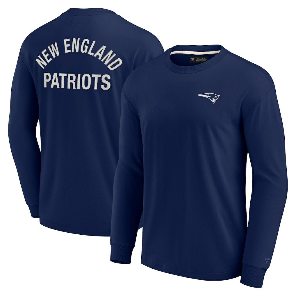 New England Patriots Unisex Elements Super Soft Long Sleeve T-Shirt | NFL Discount