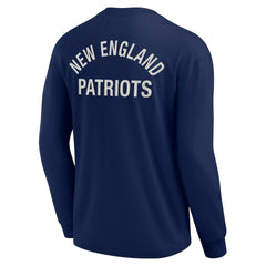New England Patriots Unisex Elements Super Soft Long Sleeve T-Shirt | NFL Discount