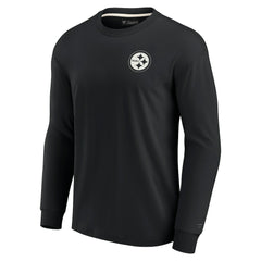Pittsburgh Steelers Unisex Elements Super Soft Long Sleeve T-Shirt | NFL US