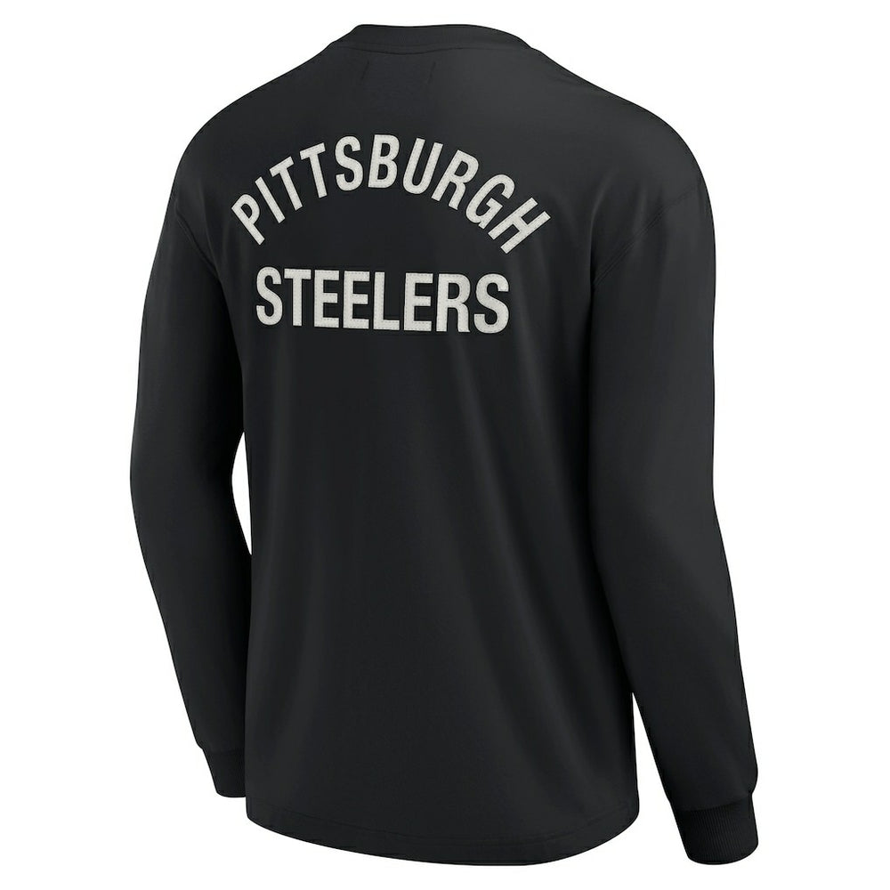 Pittsburgh Steelers Unisex Elements Super Soft Long Sleeve T-Shirt | NFL US