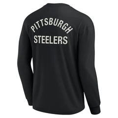 Pittsburgh Steelers Unisex Elements Super Soft Long Sleeve T-Shirt | NFL US