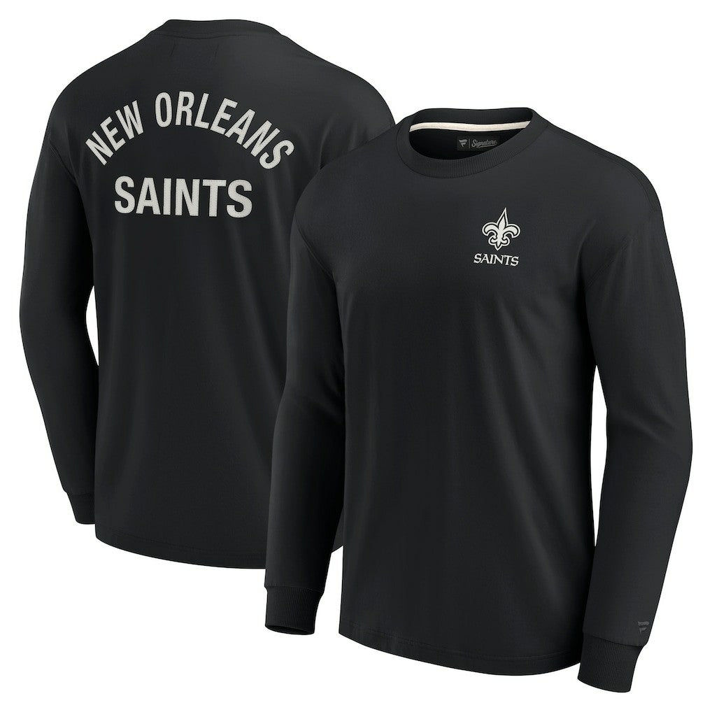 New Orleans Saints Unisex Elements Super Soft Long Sleeve T-Shirt | NFL Online