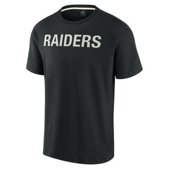 Las Vegas Raiders Unisex Elements Super Soft Short Sleeve T-Shirt | NFL US