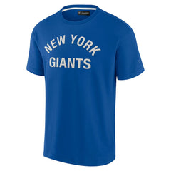 New York Giants Unisex Elements Super Soft Short Sleeve T-Shirt | NFL Outlet